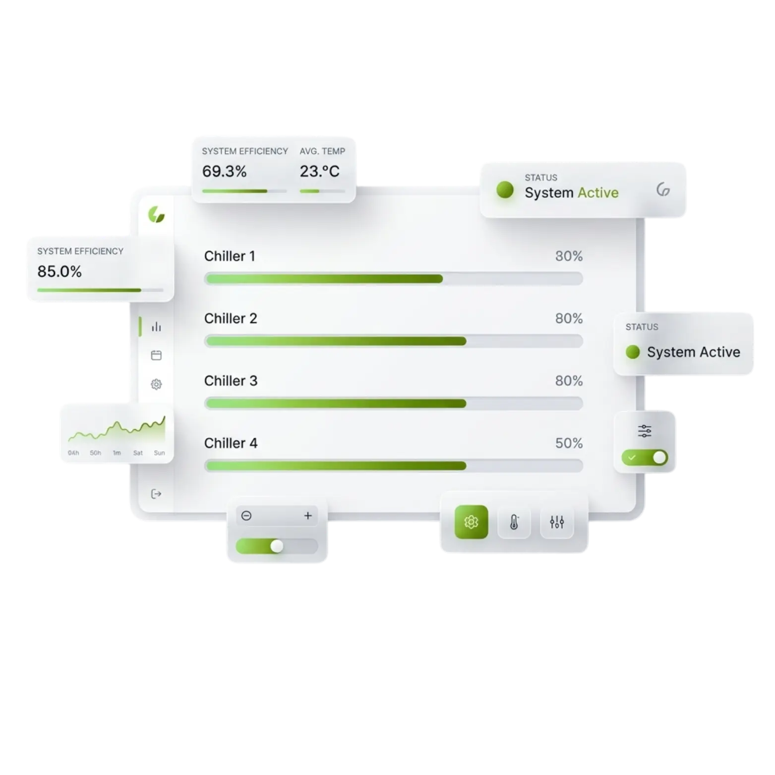 Wild Games onsite stock and chiller tracking dashboard
